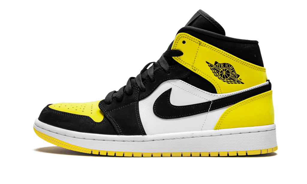 Jordan 1 Mid Geel Teen Zwart