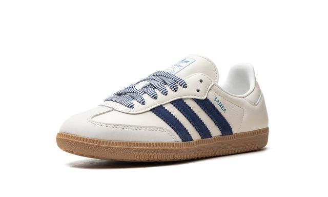 Adidas Samba Off White Dark Blue