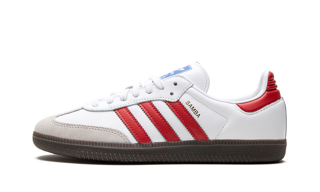 Adidas Samba OG White Scarlet