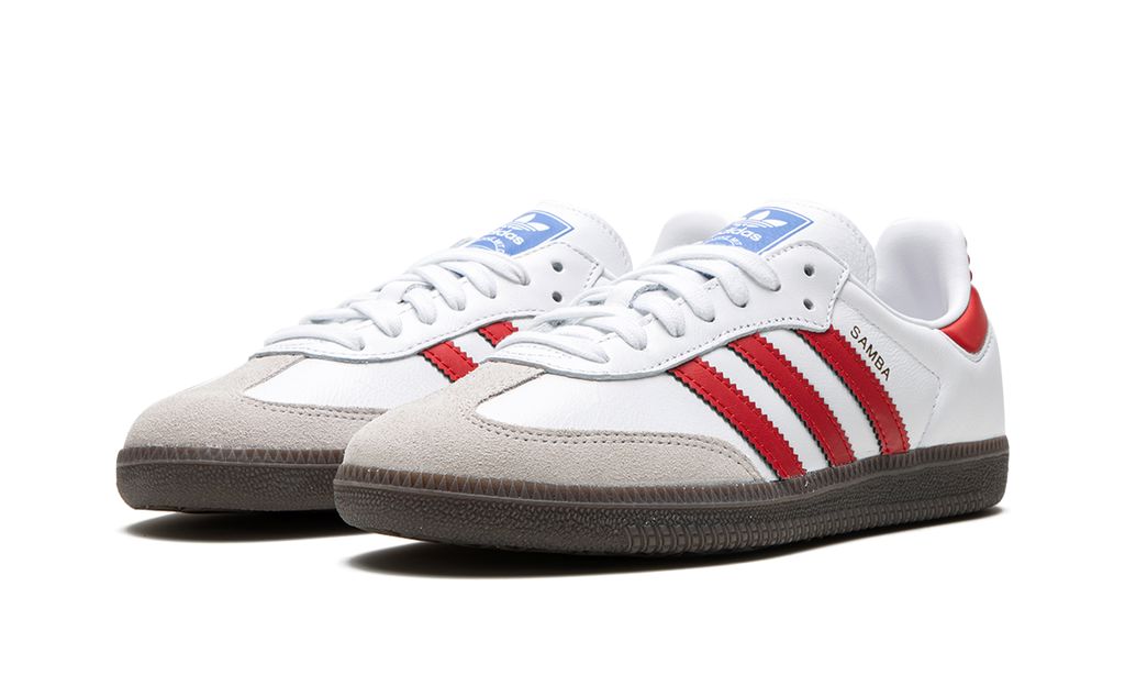 Adidas Samba OG White Scarlet