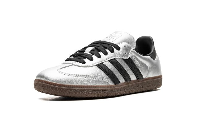 Adidas Samba Silver Metallic Black Gum