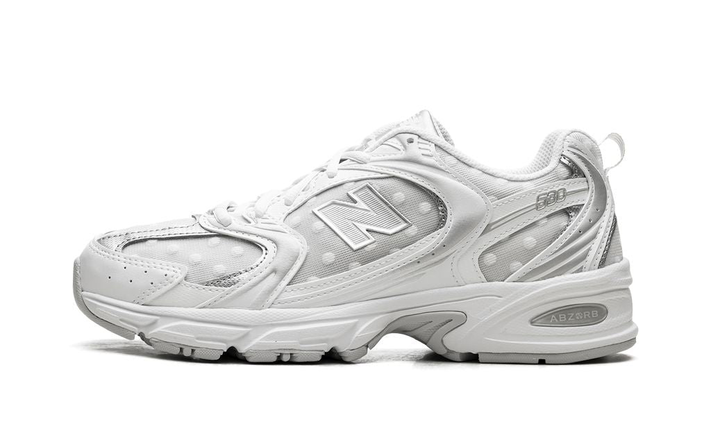 New Balance 530 Silber Metallic Polka Dots