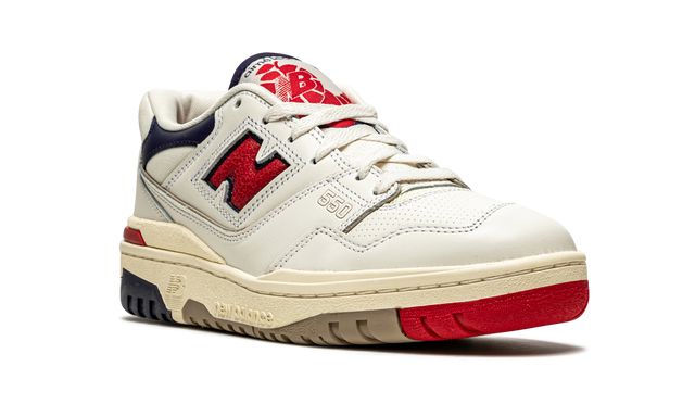 New Balance 550 Aime Leon Dore White Navy Red