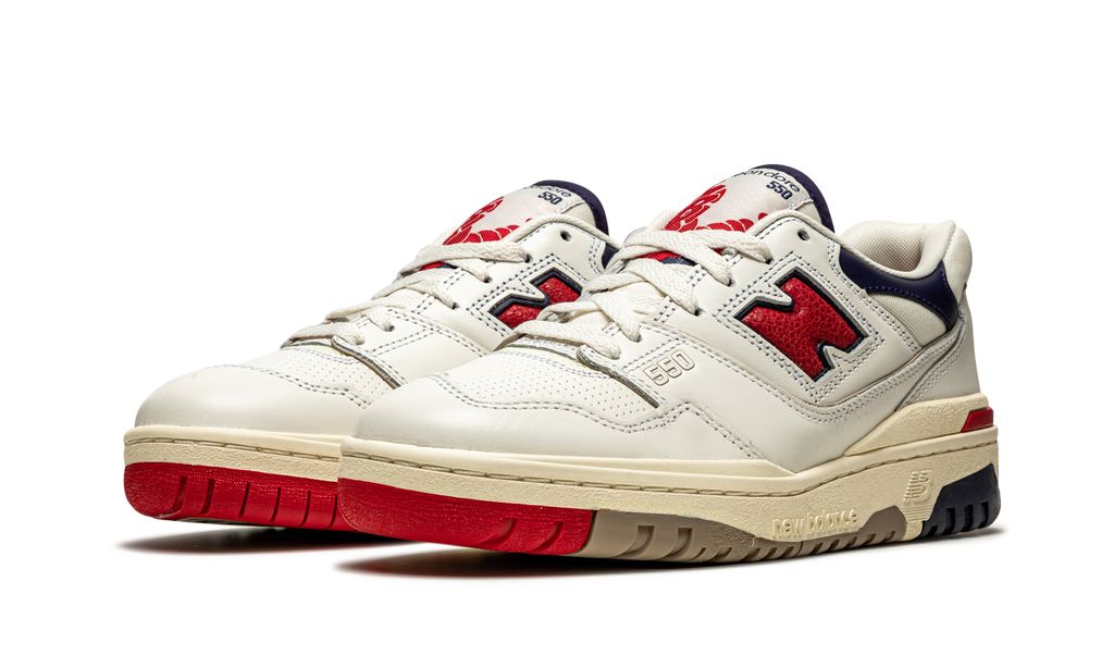 New Balance 550 Aime Leon Dore White Navy Red