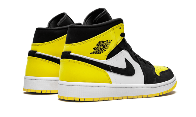 Jordan 1 Mid Geel Teen Zwart
