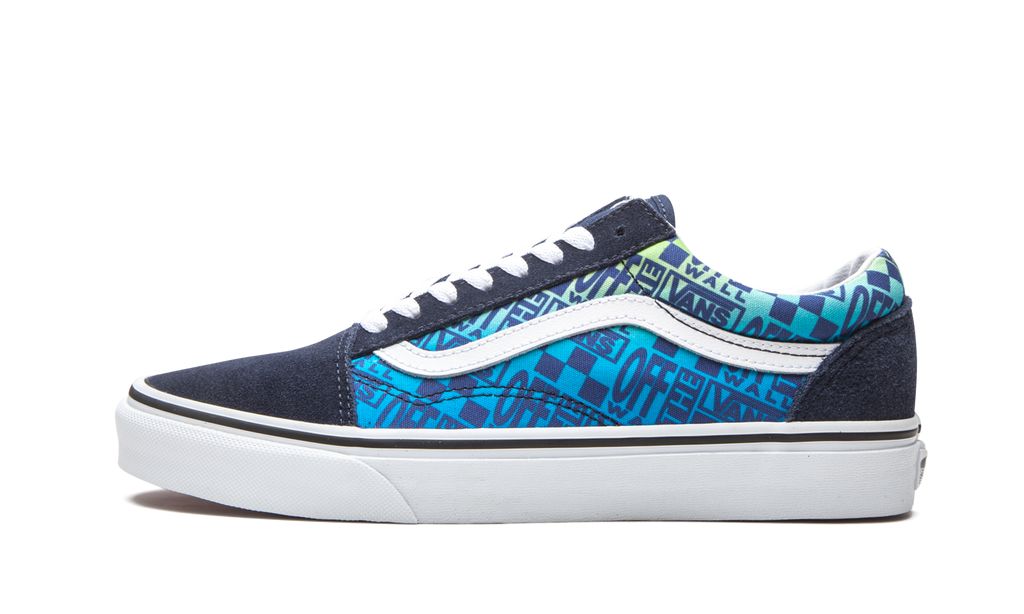 Vans Old Skool Off the Wall-logo's - Blauw