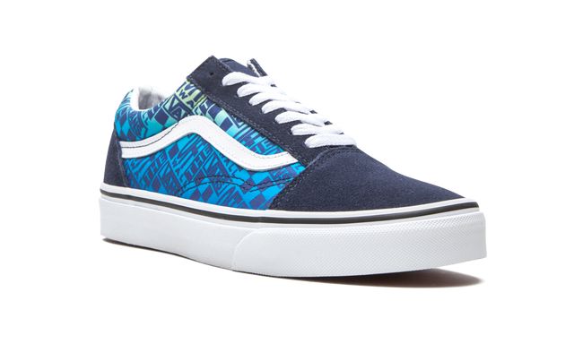 Vans Old Skool Off the Wall-logo's - Blauw
