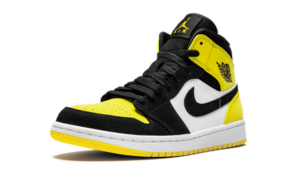 Jordan 1 Mid Geel Teen Zwart 