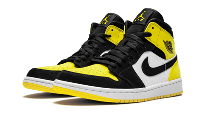 Jordan 1 Mid Geel Teen Zwart 
