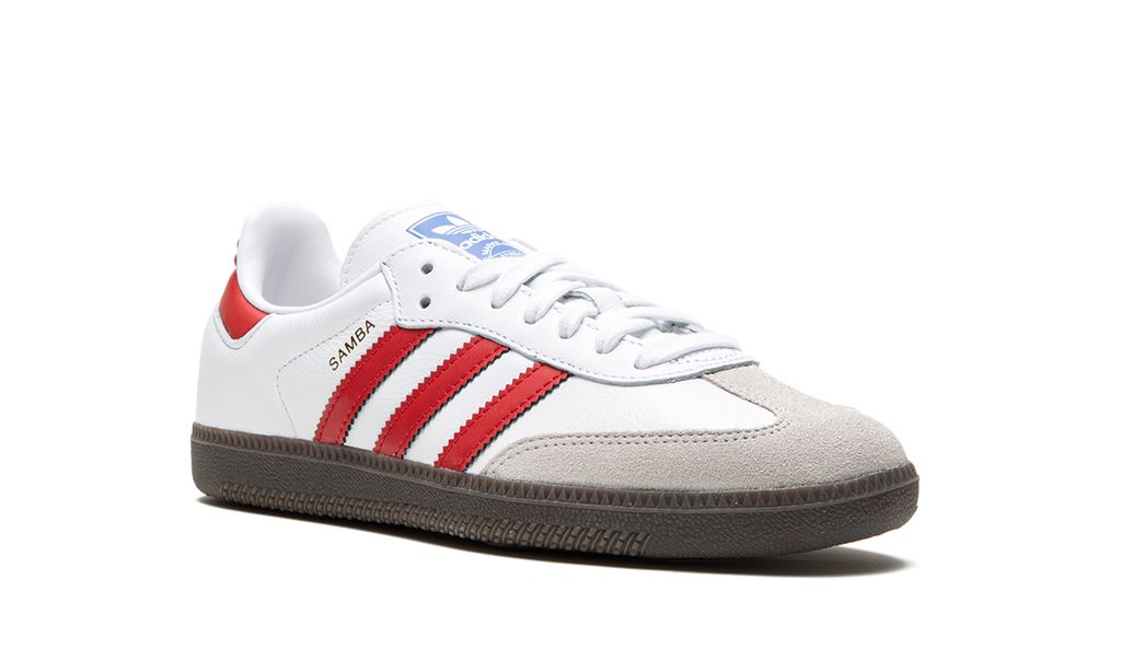 Adidas Samba OG White Scarlet