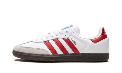 Adidas Samba OG White Scarlet