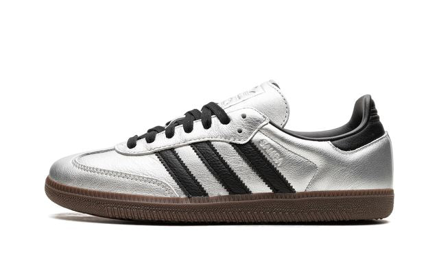 Adidas Samba Silver Metallic Black Gum