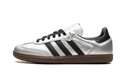 Adidas Samba Silver Metallic Black Gum