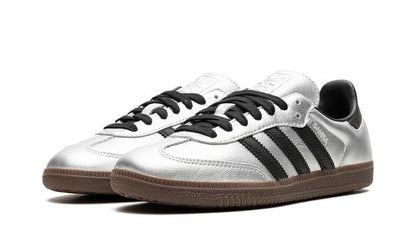 Adidas Samba Silver Metallic Black Gum
