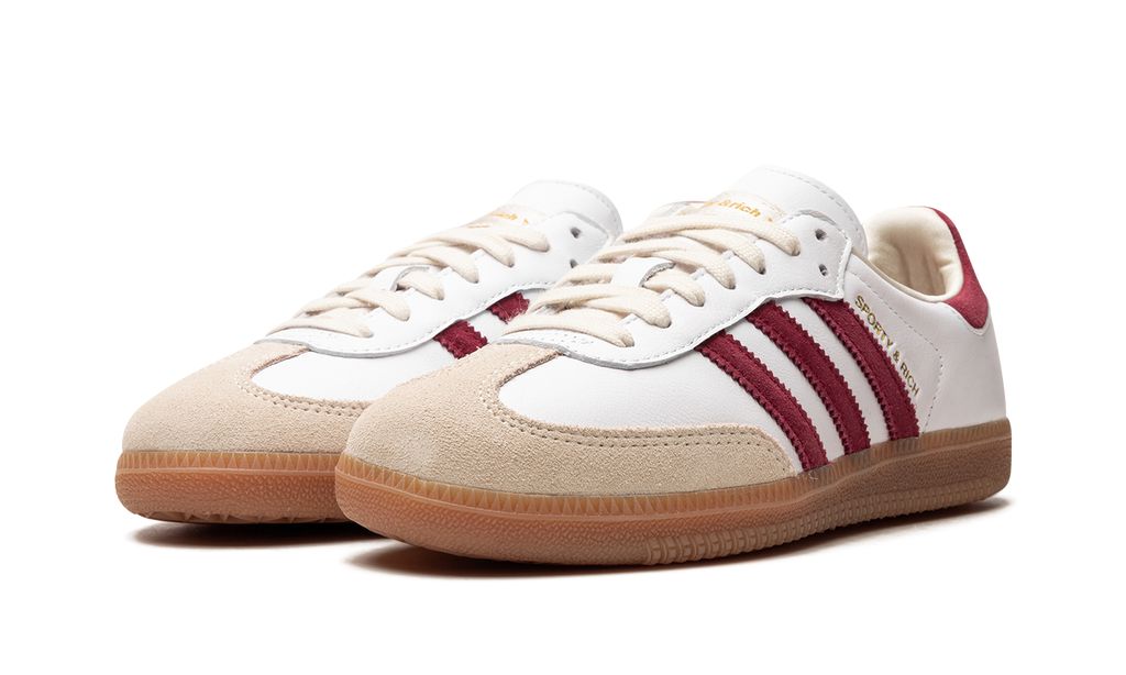 Adidas Samba Sporty & Rich White Core Burgundy