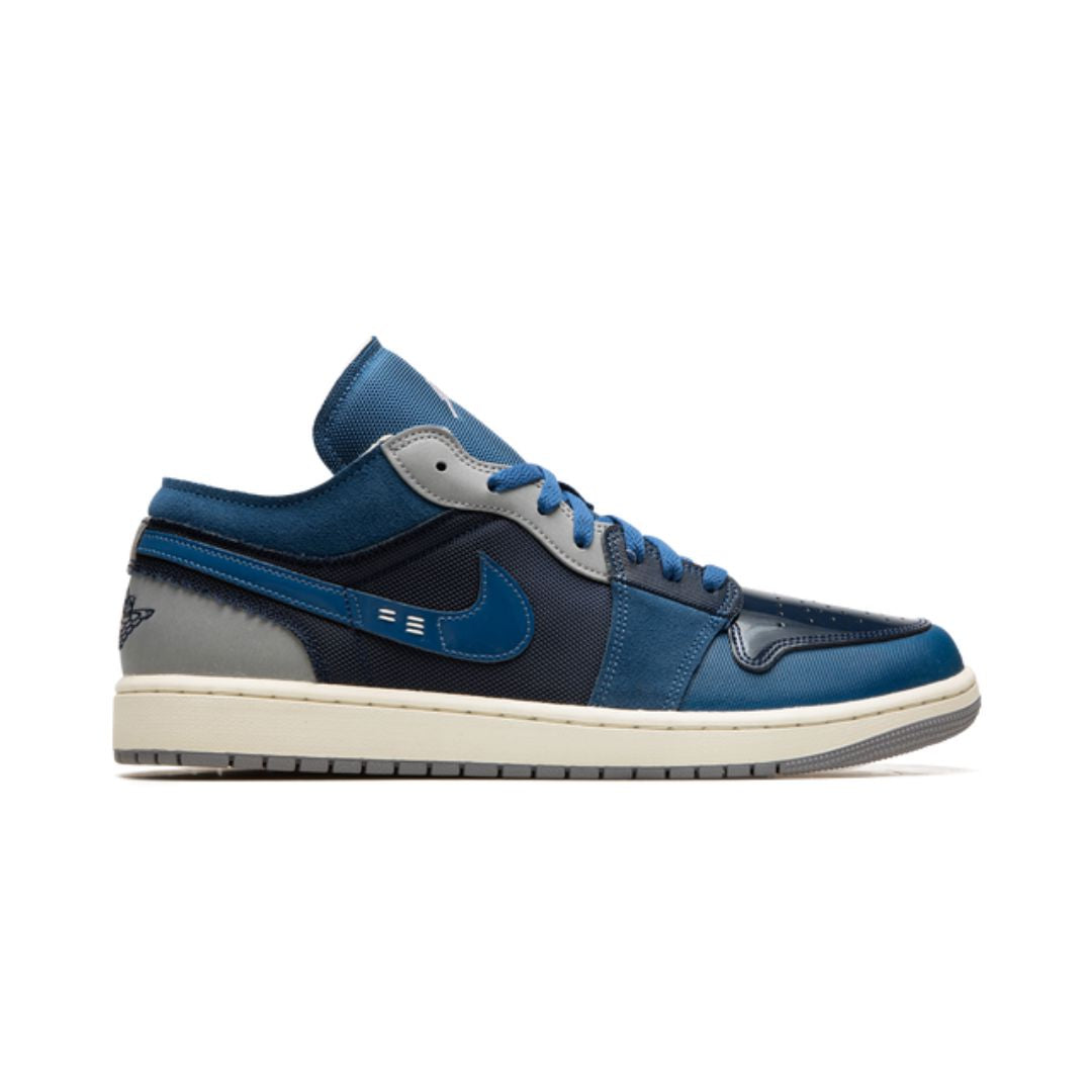 Jordan 1 Low SE Craft Obsidian French Blue Ashen Slate White 
