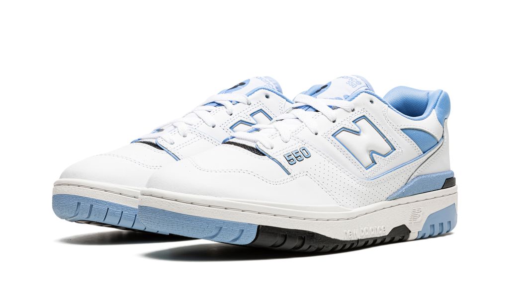 New Balance 550 Wit Carolina Blauw
