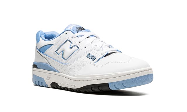 New Balance 550 Wit Carolina Blauw