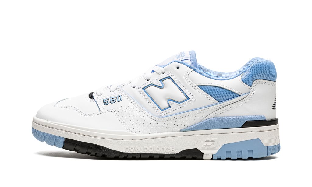 New Balance 550 Wit Carolina Blauw
