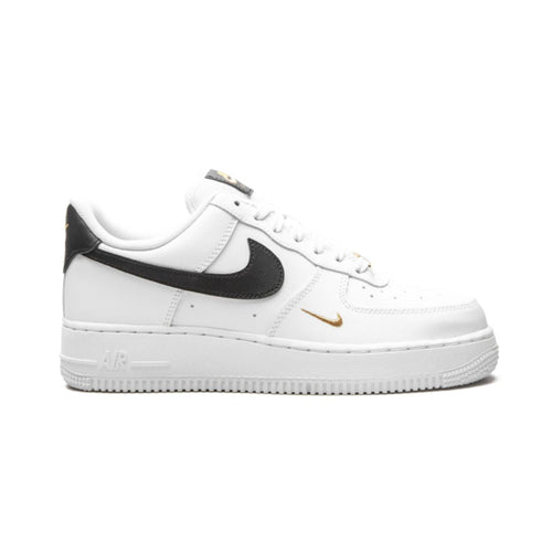 Nike Air Force 1 Essential Weiß Schwarz Gold