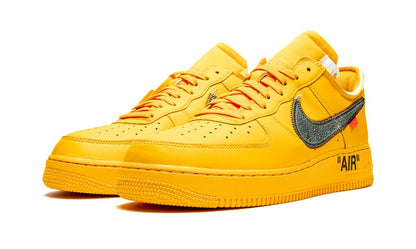 Nike Air Force 1 Low Off-White University Gold Metallic Silber