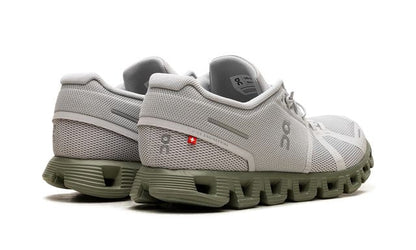 On Running Cloud 5 Glacier Grey Reseda Green