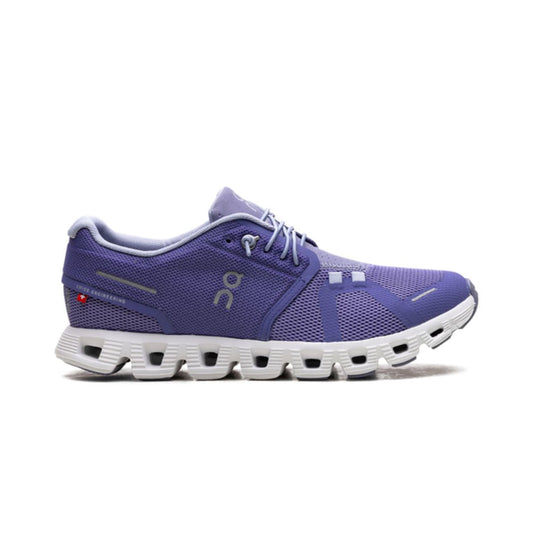 On Running Cloud 5 Waterproof Blaubeere/Feder